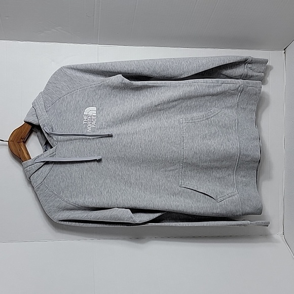 The North Face Tops - The North Face Women's Gray White Hooded W/ Pocket Long Sleeve Sweatshirt, S